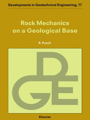 cover image of Rock Mechanics on a Geological Base